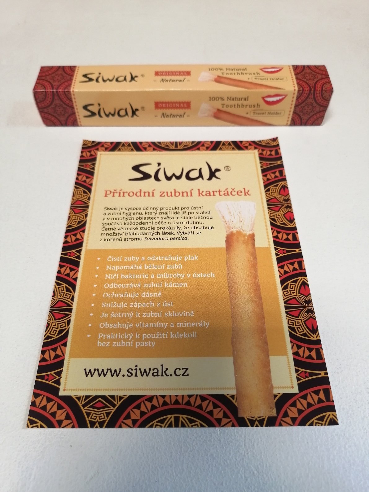 Siwak kartáček s pouzdrem