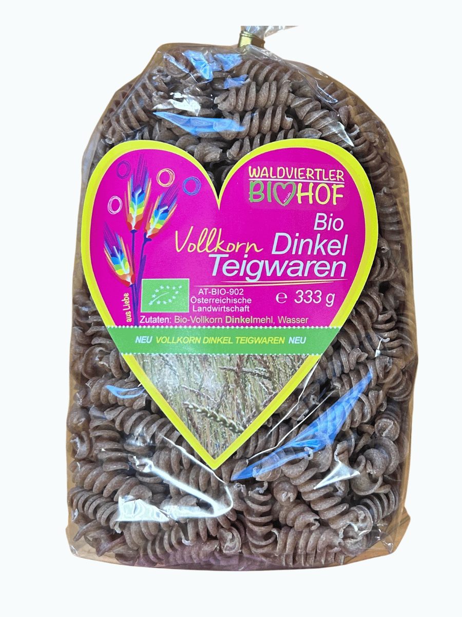 BIO celozrnné špaldové těstoviny