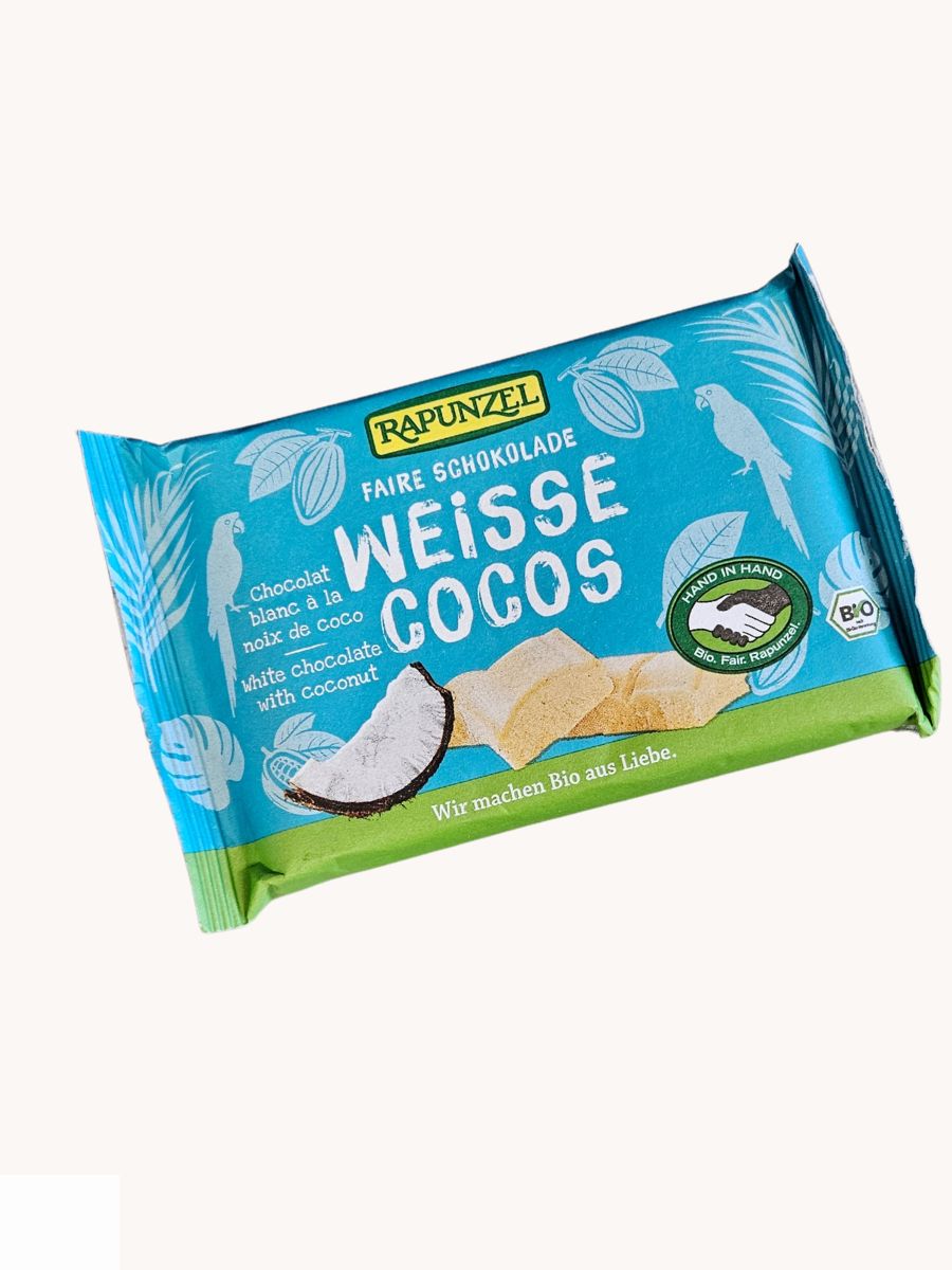 BIO čokoláda RAPUNZEL bílá s kokosem