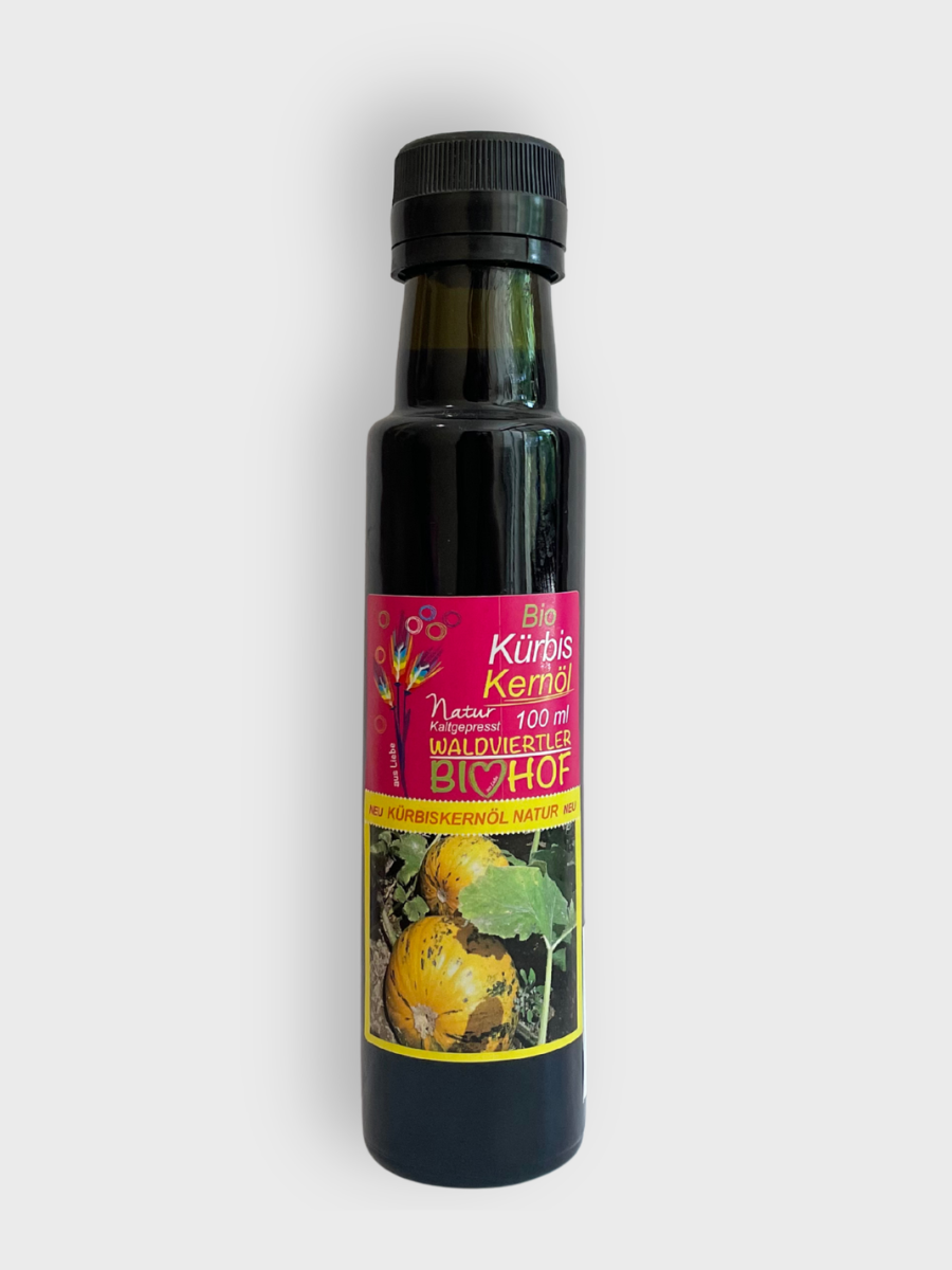BIO olej dýňový  lisovaný za studena 100 ml