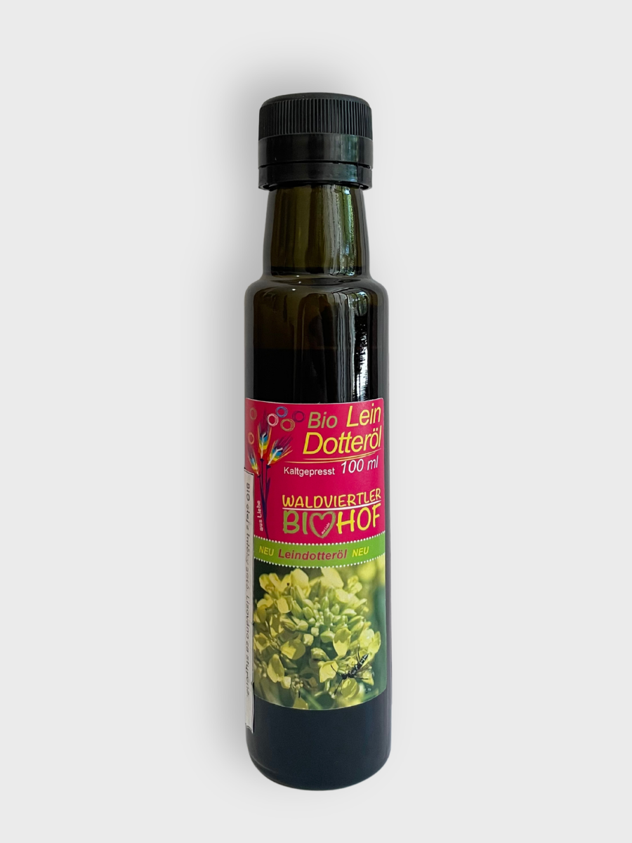 BIO olej lničkový  100 ml