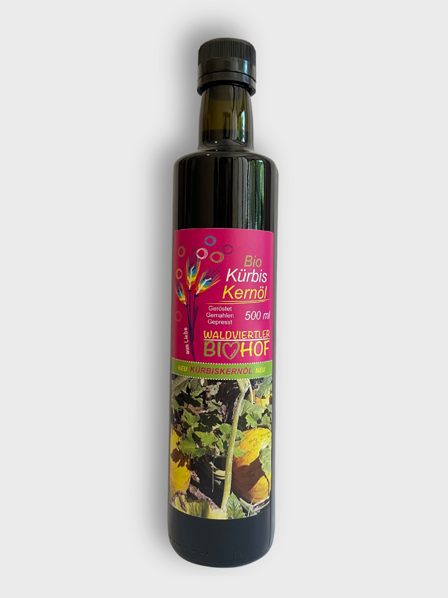 BIO olej dýňový  z pražených semen 500 ml