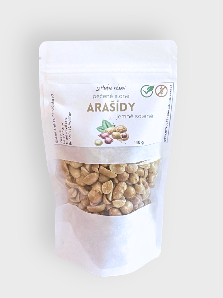 Arašídy pražené jemně solené