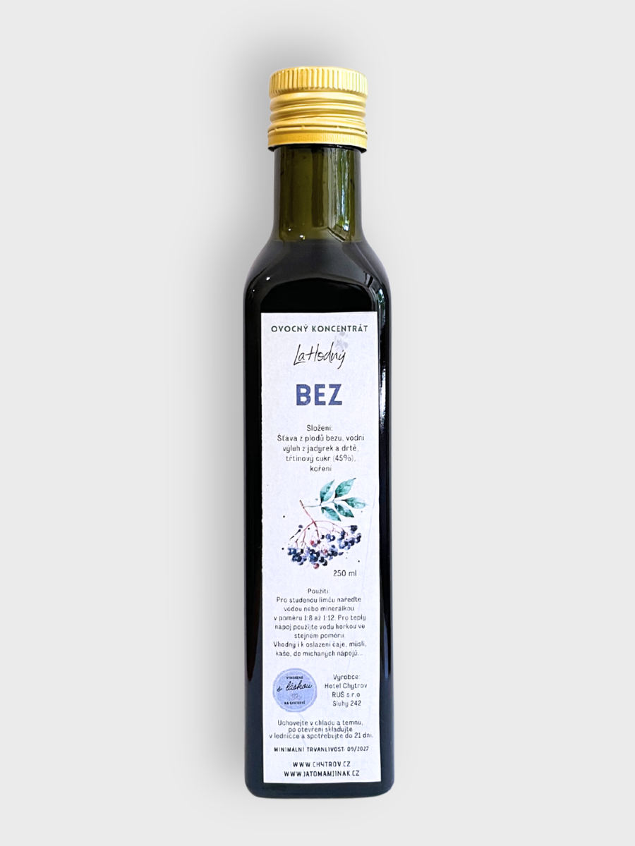 LaHodný Bez – ovocný koncentrát 250 ml