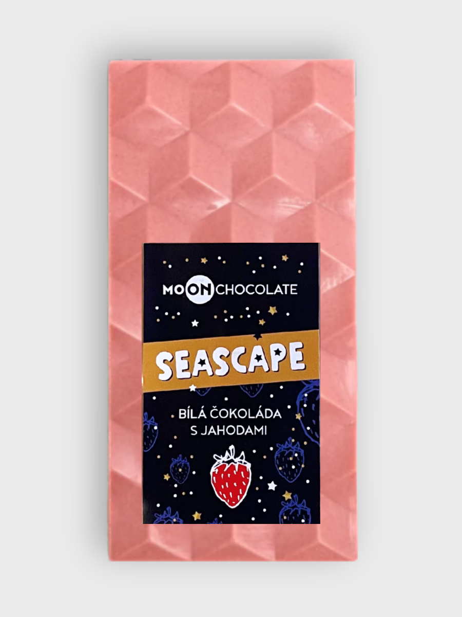 SEASCAPE – bílá čokoláda s jahodami