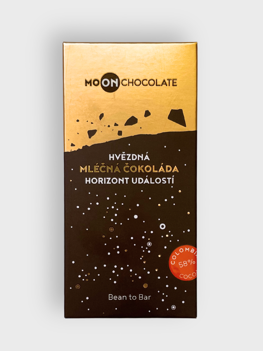Horizont událostí – mléčná čokoláda 58 % 50 g