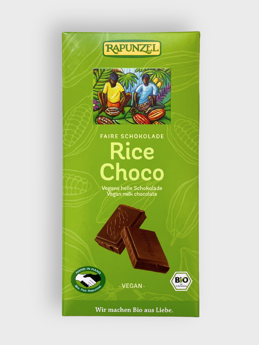 Rapunzel BIO Rice Choco – veganská čokoláda 40 % 100 g