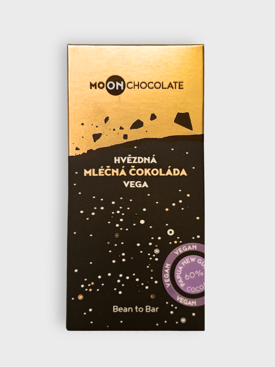 VEGA – jemná veganská bean to bar čokoláda s BIO kokosovým mlékem (60 % kakaa)