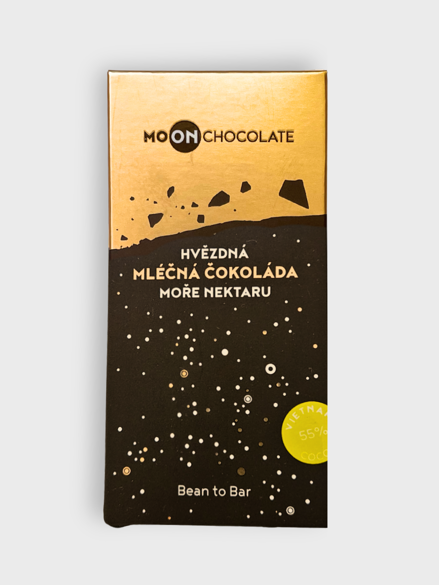 Moře nektaru – mléčná bean to bar čokoláda (55 % kakaa)