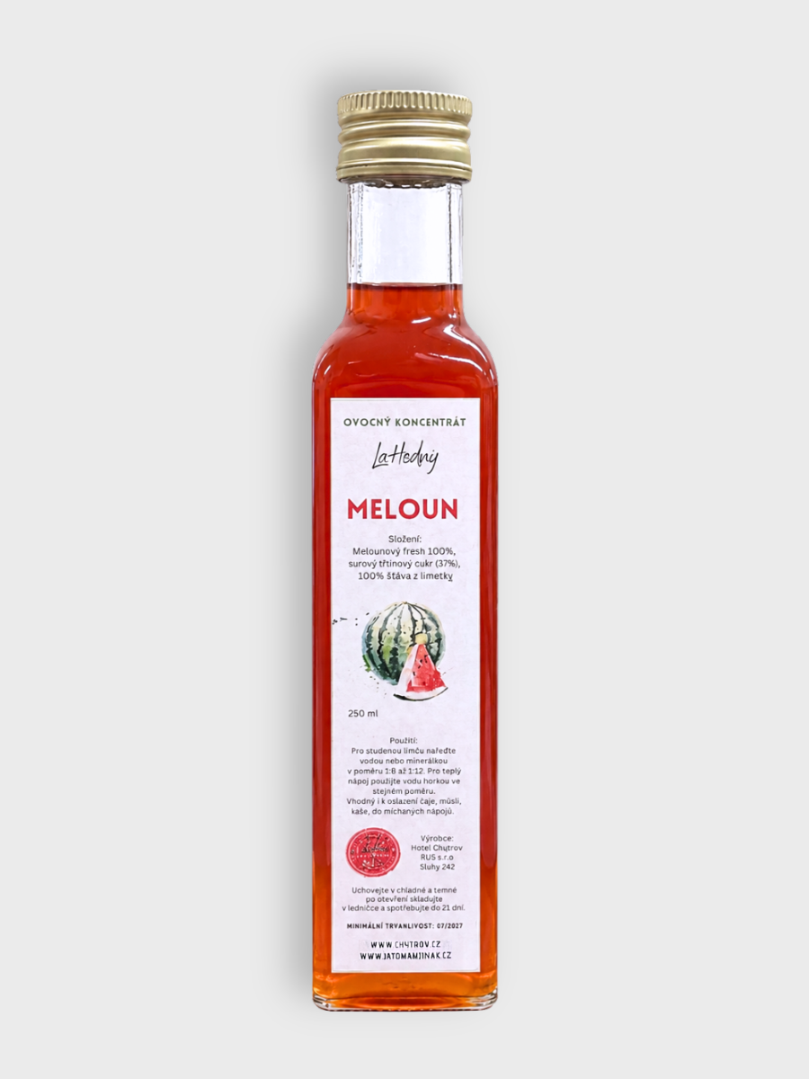 Lahodný meloun, ovocný koncentrát