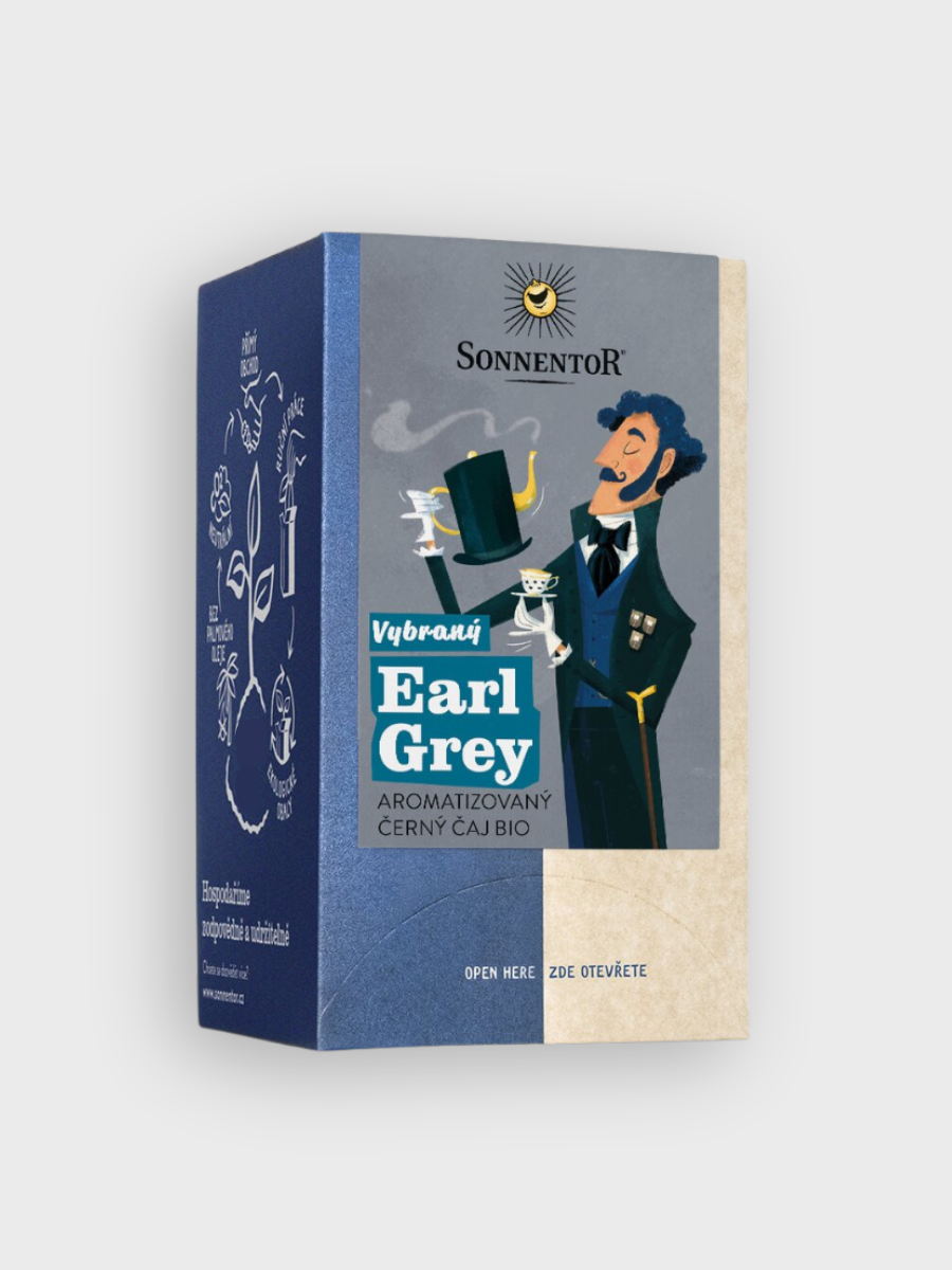 Čaj Sonnentor Vybraný Earl Grey