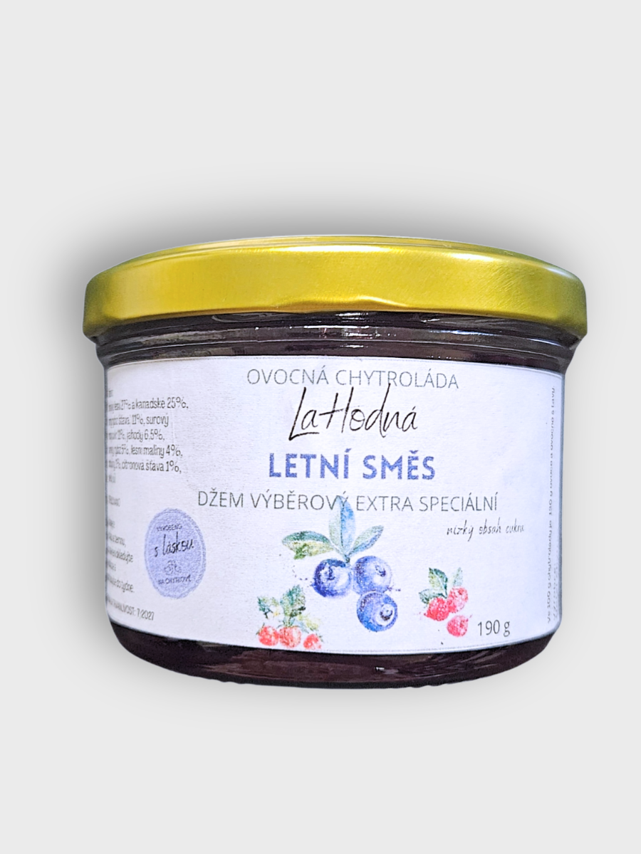 LaHodná Chytroláda Letní směs (borůvky + mix), nízký obsah cukru 11%
