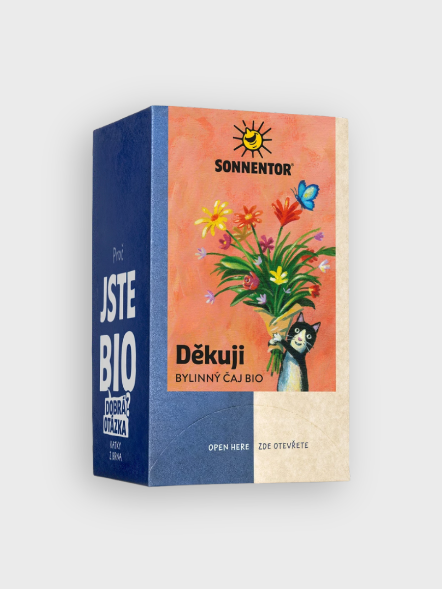Čaj Sonnentor Děkuji – bylinný čaj BIO
