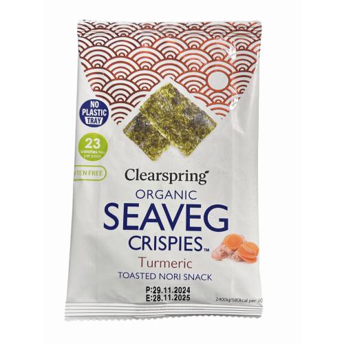 Bio křupavé nori řasy s kurkumou