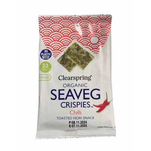 Bio křupavé nori řasy s chilli