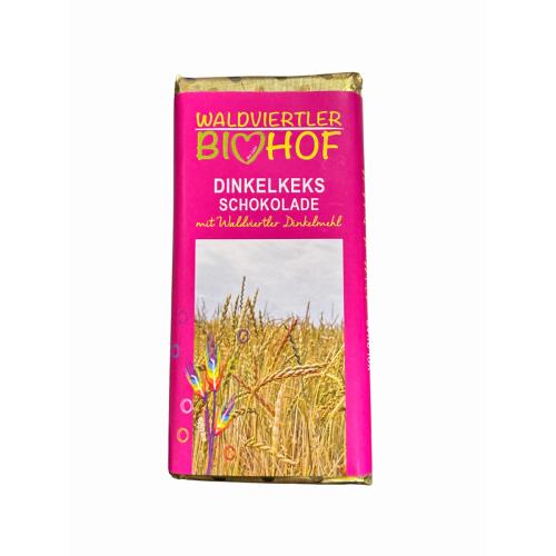 BIO hořká čokoláda s pšenično-špaldovými sušenkami