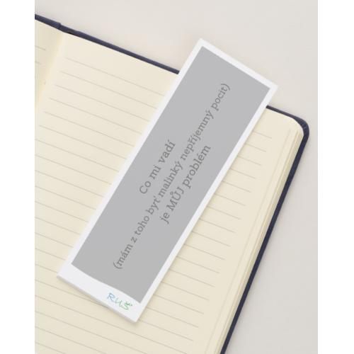 Záložka do knihy - šedá