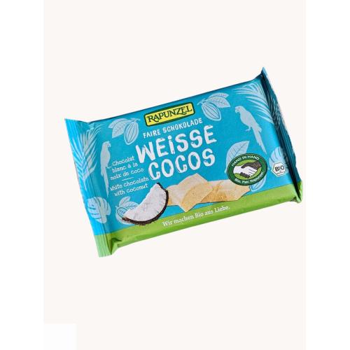 BIO čokoláda RAPUNZEL bílá s kokosem