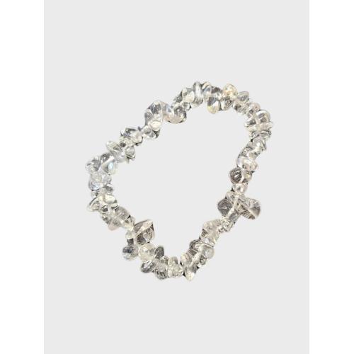 Náramek minerální sekaný – křišťál