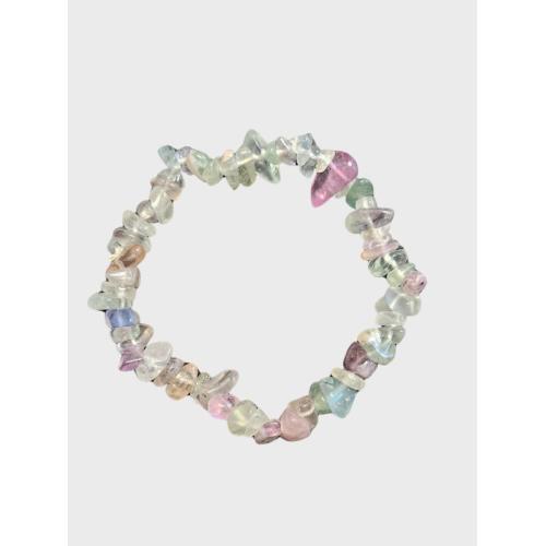 Náramek minerální sekaný – fluorit