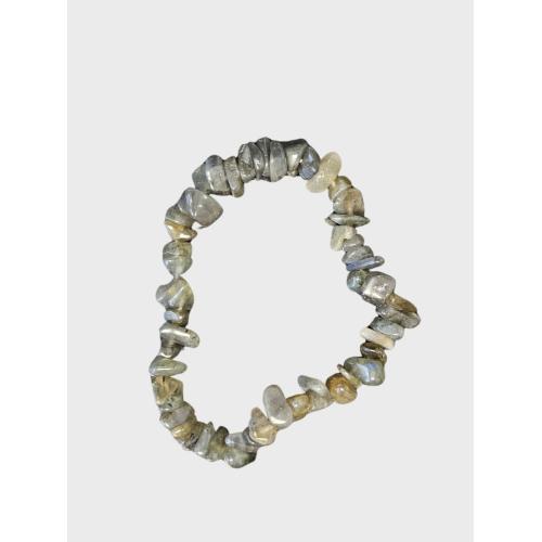 Náramek minerální sekaný – labradorit