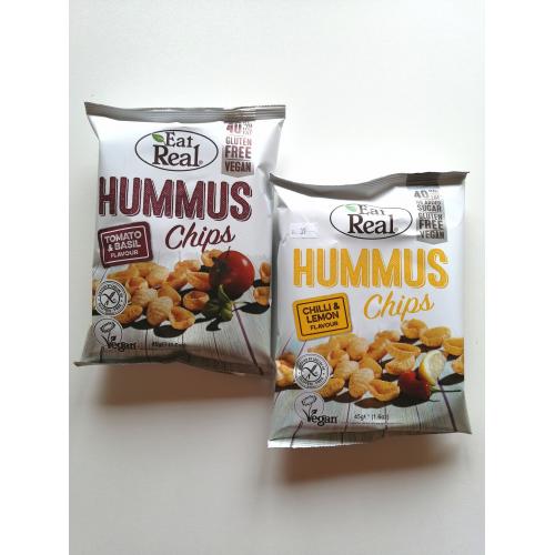 Hummus chips Eat Real, 2 příchutě