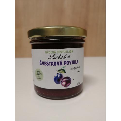 La´hodná Švestková povidla, nízký obsah cukru