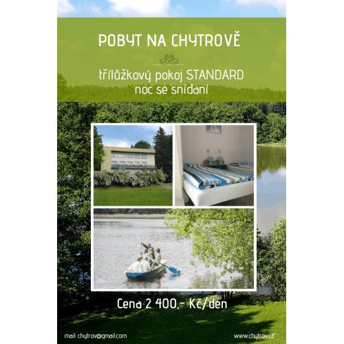 Poukaz Pobyt na Chytrově – Pokoj STANDARD pro tři