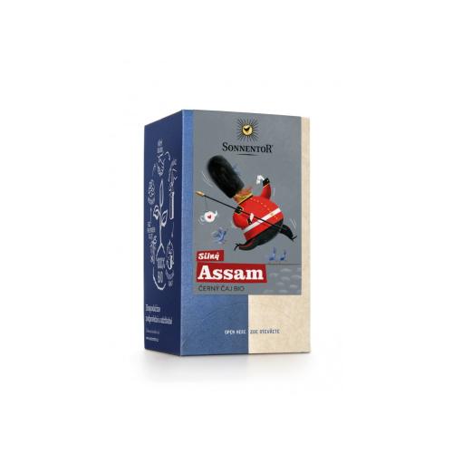 Silný černý čaj Assam Sonnentor