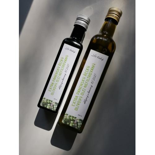 Extra panenský řecký olivový olej nefiltrovaný